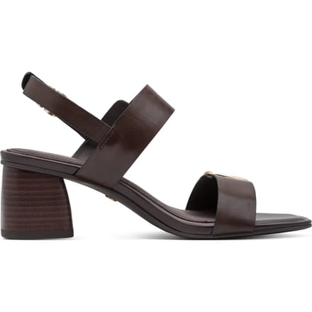 Tamaris Sandalen Met Hak bruin Leer - Maat 41