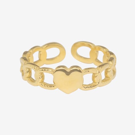 Essenza Heart Ring Gold
