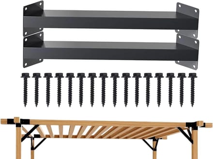 Hoekbeugels - Pergola Beugel - Constructie Versterken - 45 Graden Hoek - 2 Stuks - Metaal