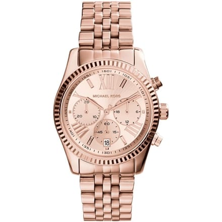 Michael Kors Lexington MK5569 Roségouden Chronograaf Dameshorloge