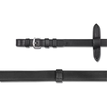 Waldhausen Waldhausen X-Line lederen teugels extra lang 1,66m One Size Zwart