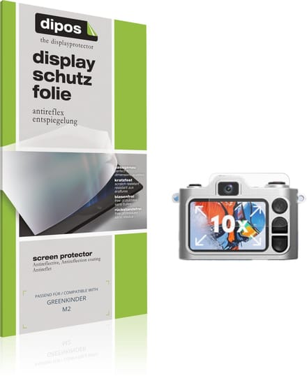 dipos – 4x Matte Beschermfolie geschikt voor GREENKINDER M2 | Krasbestendige & antireflecterende Screenprotector Ultra-Thin