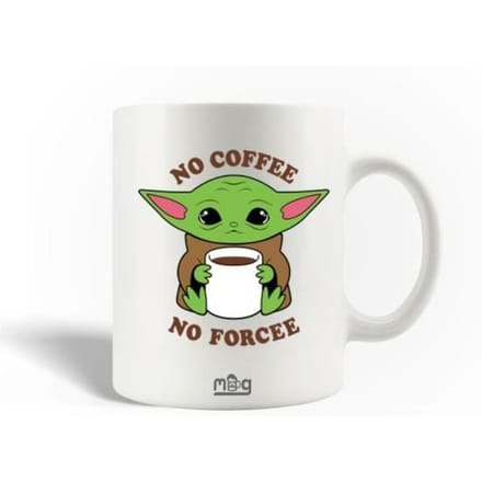 Mug en Céramique Coffee Baby Yoda Star Wars No Coffee No Forcee