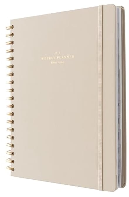 Weekagenda 2024-2025 - Misty Gray - 17 Maanden Weekplanner en Afspraakplanner