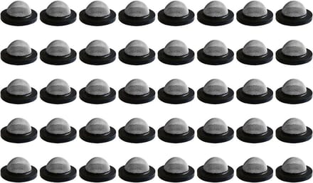 40 Pack Slang Seal Filter Net Douchekop Prefilter - RVS Seal Rubber Washers met Filter Grid voor 5/8 Inch Douchekop en 3/4 Inch Tuinslang Connector