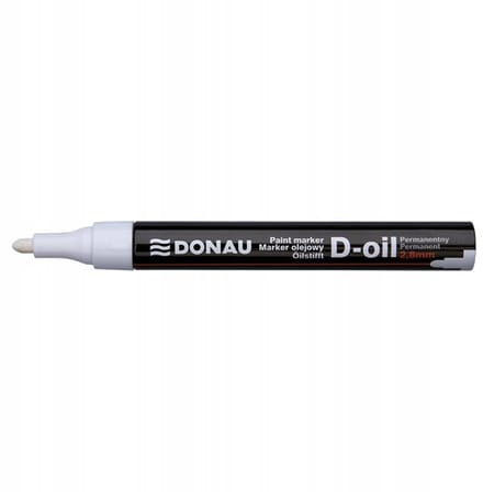 Donau D-Oil Olie Marker Wit Rond 2.8mm (12 stuks)