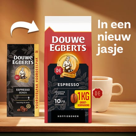 Douwe Egberts Espresso Koffiebonen - 4 x 1KG