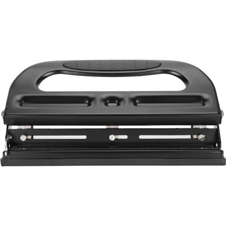 3-gaats perforator Verstelbare desktop perforator Handmatige ponsmachine Kantoorbenodigdheden 9633 gray