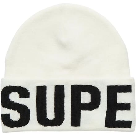 Superdry Gebreide Mountain Muts Wit Grootte: 1SIZE