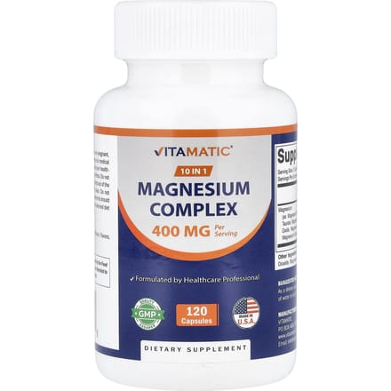 Vitamatic, Magnesium Complex, 120 Capsules