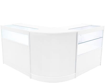 Adonis led winkel toonbank set - wit - b900/c900/cm60 - met 4 sleutels