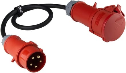 CEE Adapter 1m 16A naar 32A Krachtstroom Stekker