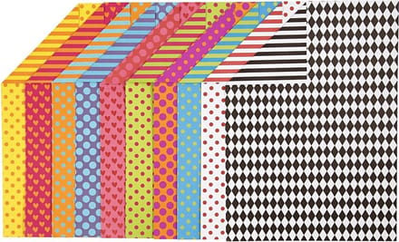 Bedrukt Karton, A4, vel 210x297 mm, 250 gr, diverse kleuren, 20 div vellen