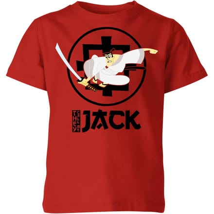 Samurai Jack They Call Me Jack Kids' T-Shirt - Red - 146/152 (11-12 jaar)