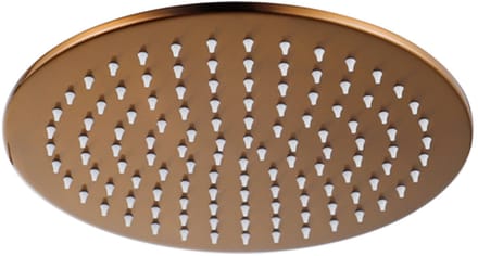 FugaFlow Eccelente Acces Hoofddouche 25cm rond 7mm Geborsteld koper PVD (Koper)