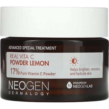 Real Vita C, puur vitamine C-poeder, citroen, 20G(0,7 oz)