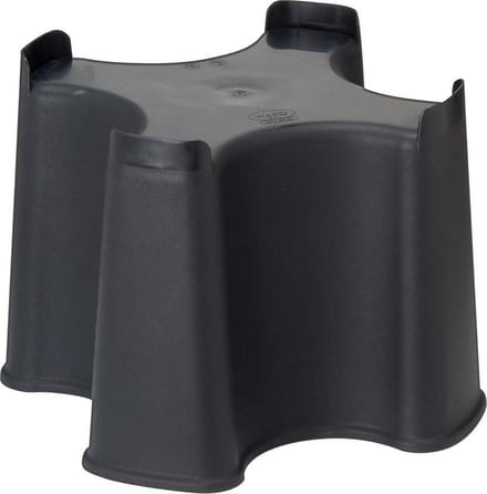 Ward Slimline regenton voet tbv 100 liter - zwart