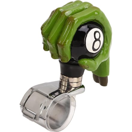 Pommeau de Volant Vert Forme de Main Poignée de Puissance Bouton de Volant pour Voitures Camions Tracteurs Bateaux black