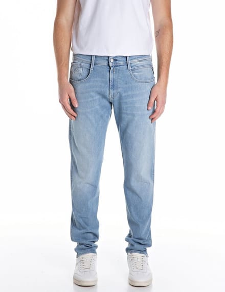 Replay Jeans Anbass Hyperflex Slim Fit LIGHT BLUE (M914Y.000.661 800 - 10)