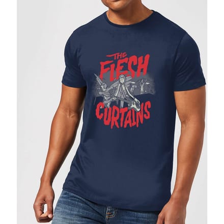 Rick and Morty The Flesh Curtains T-shirt - Navy - M