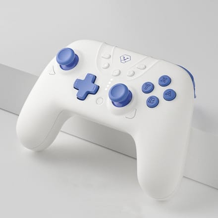 Switch2 Pro Bluetooth-gamepad, Draadloze Gamecontroller | Compatibel met Nintendo Switch | Met 6-assige gyroscoop,wit