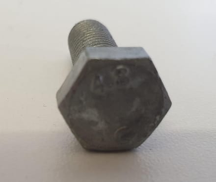 Moerbout - Zeskantbout - Gegalvaniseerd - M8x25 - 15stuks
