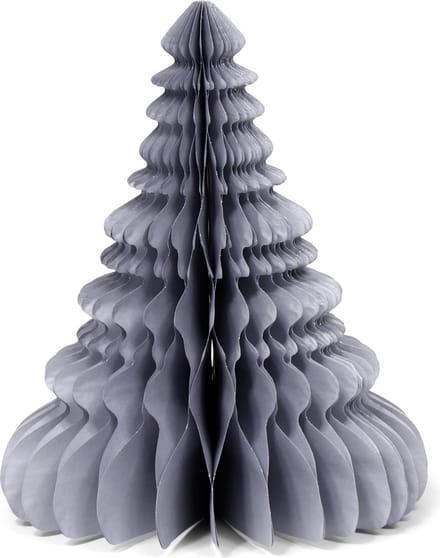 SENZA Papieren Glitter Kerstboom Grijs