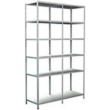 Legborden zonder grendels, H 2300 x B 1400 x D 500, wit