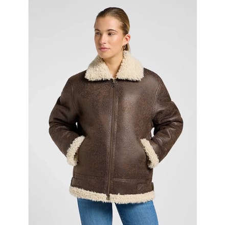 Lee 112371079 Jas Bruin M Vrouw