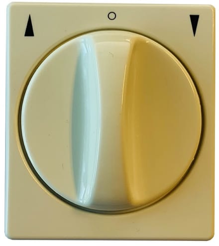 Somfy Opbouw draaischakelaar zonwering of rolluiken - Creme-Wit