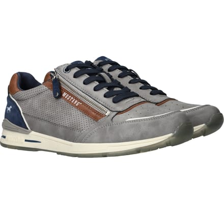 Mustang Sneakers grijs Synthetisch - Maat 44