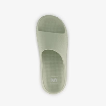 Dames badslippers saliegroen - Maat 40