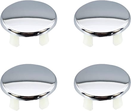 Wastafel Overloop Set - Afvoer Covers - Badkamer Renovatie - Ronde Nette Afwerking - Universele Pasvorm - Chroom