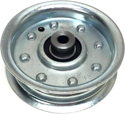 Spanrol - Onderdeel - Onderhoud Tuinmachine - Platte Kabel - 10 cm OD - Zwart