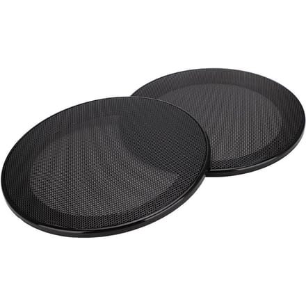 2 STUKS 5 inch Mesh Beschermhoes Geluidshoes Luidspreker Luidsprekerhoes Decoratie(Wit Wit) gray
