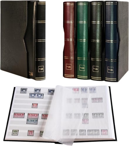 Luxe Algemeen Postzegelalbum met 60 Witte Pagina's en Beschermhoes