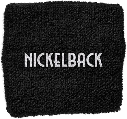 Nickelback - Logo Zweetband - Zwart/Wit