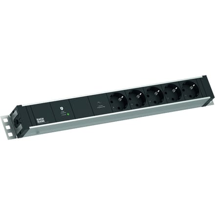 BACHMANN 19 1,5U 5xCEE7/3 1xGVS-Plus 2,0m CEE7/7
