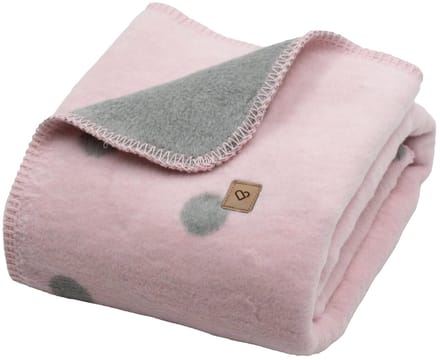 Zaffiro Grijs & Roze Gestipt 100 x 150 cm Ledikantdeken 15342
