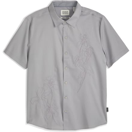 Scotch & Soda Embroidered Shirt Gull Größe: L | Casual hemden Outlet | Herren