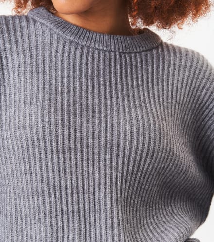 Grof gebreide oversized trui
