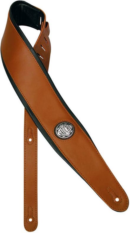 Gitaarband - Gaucho GST-600-BR - Deluxe Series - Gevoerd - Bruin