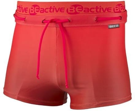 BECO Zwemboxer Beactive - Heren - Polyamide/elastaan - Rood - Maat L