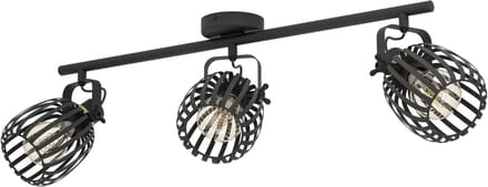 EGLO Girona Spot - E27 - 77,5 cm - Zwart - Staal