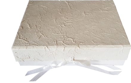 Extra grote bewaardoos, Tree Free mulberry papier, 31x24x9cm