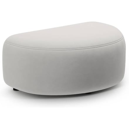 Hocker Kate halfrond velvet | Micadoni