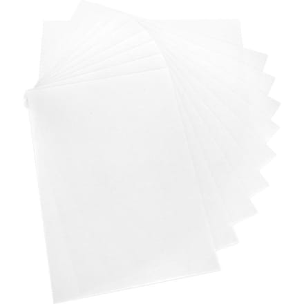 20 stuks Krimpfolie Semi-transparant Hittekrimpbaar Handgeschilderd DIY Vel 0,2 mm 20145# white