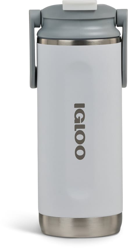 IGLOO - Flip ‘n’ Sip - Drinkfles - Drinkbeker - wit -475ml- Thermosfles