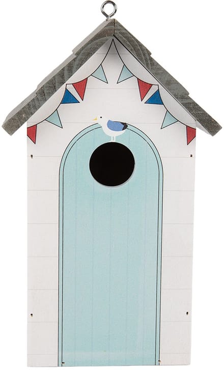 Clayre & Eef Vogelhuis 15x10x22 cm Wit Hout