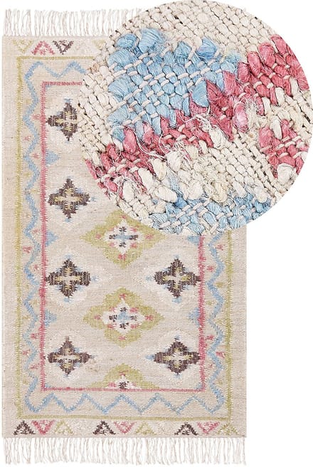 TERKOS - Jute vloerkleed - Multicolor - 80 x 150 cm - Jute